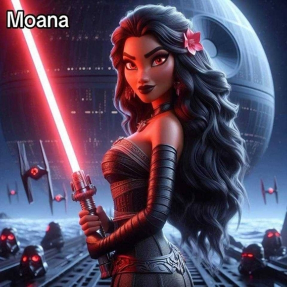 Lightsaber Moana DIY 5D Full Round Drill Diamond Painting - Picture 1 of 4